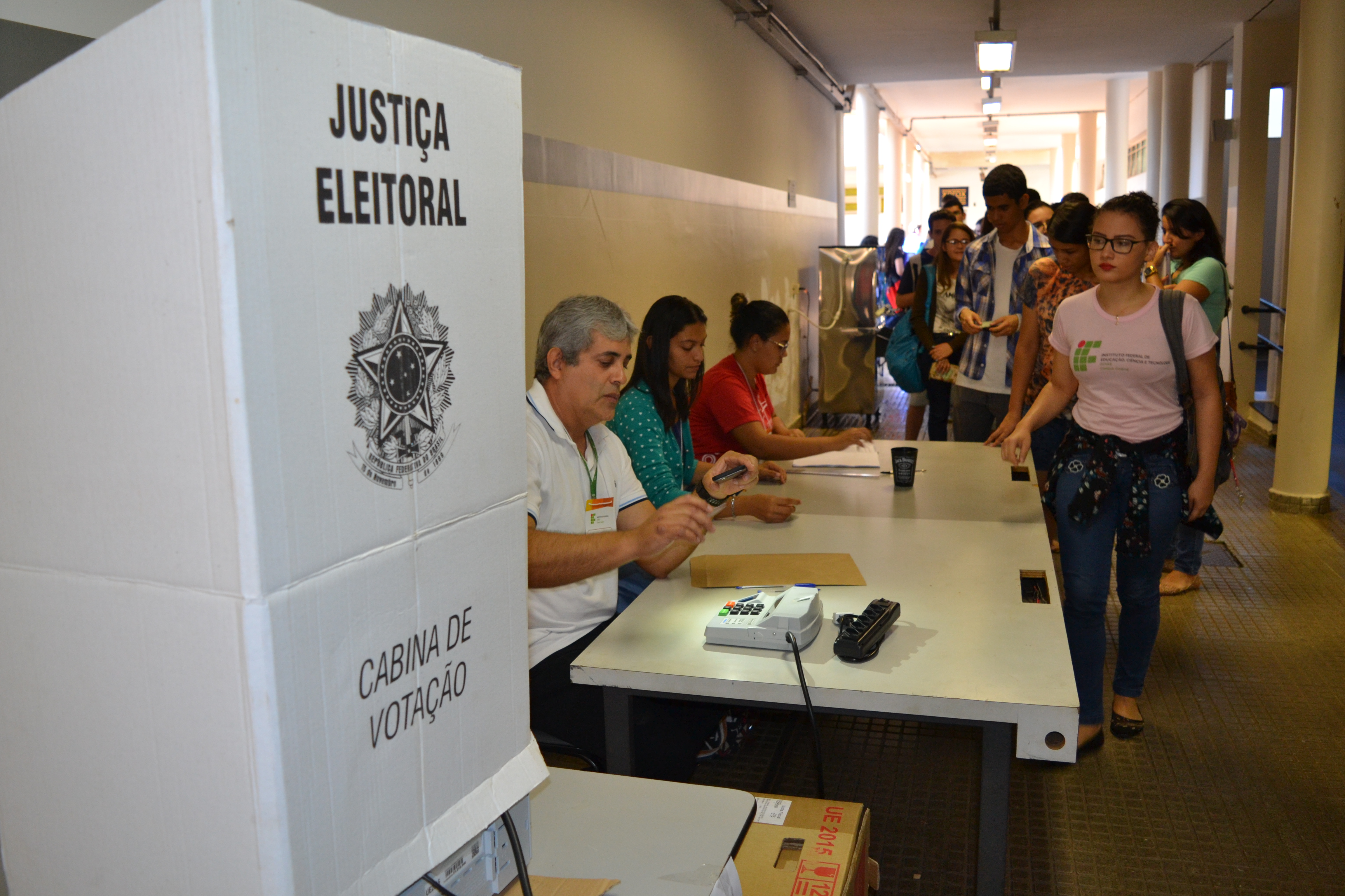 São oito seções eleitorais distribuídas no Câmpus Goiânia